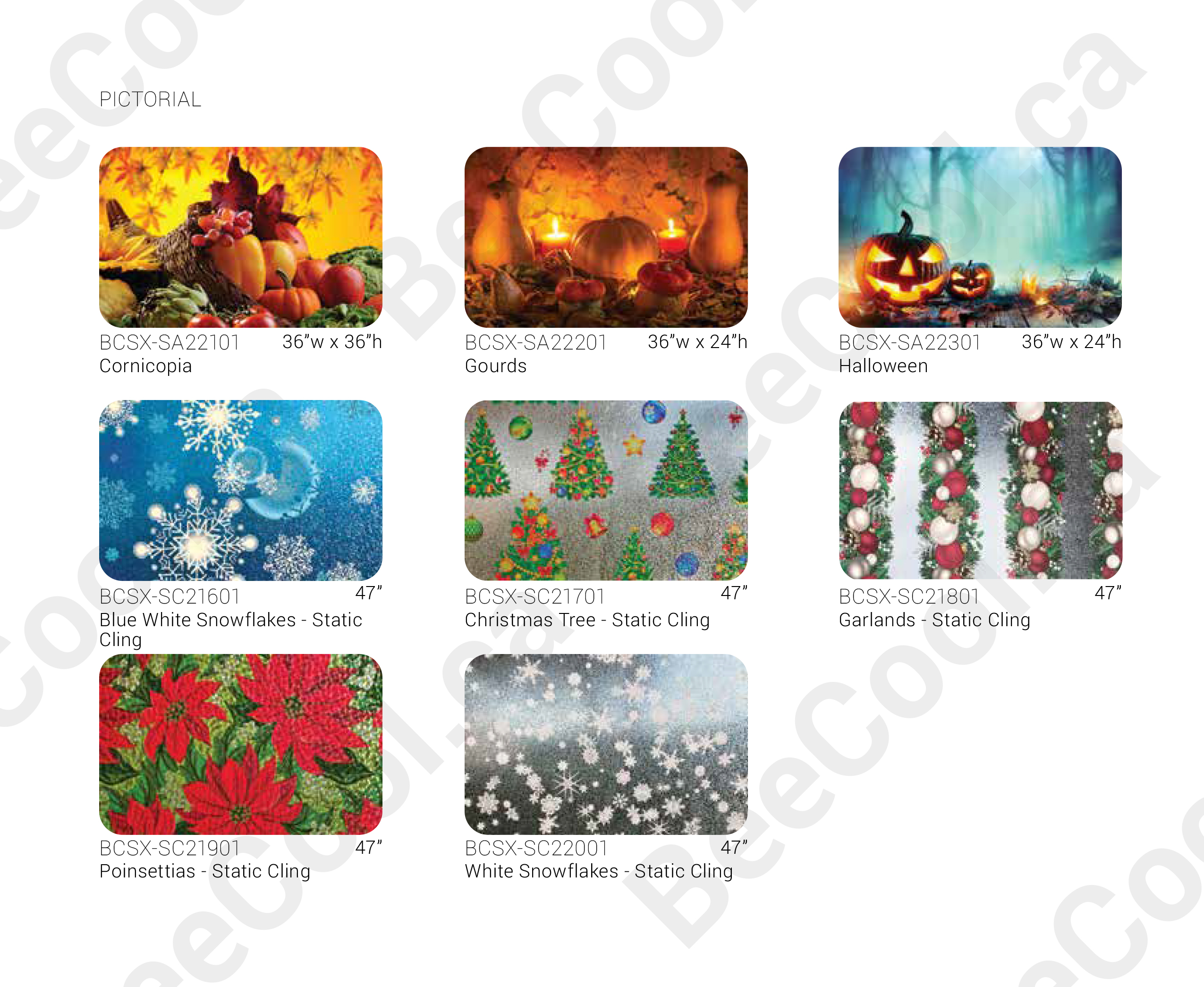Red Deer Bee Cools decorative film catalogue image 66